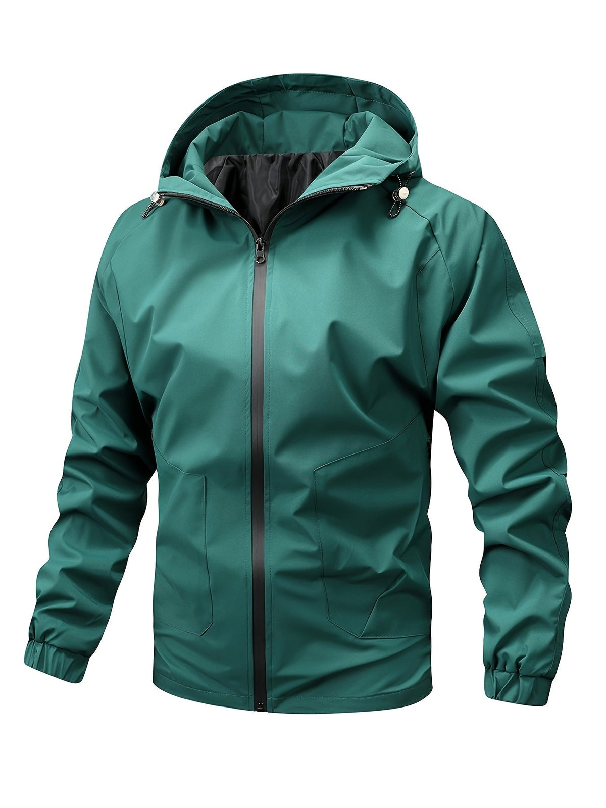 Mænds Jakke med Hætte Alsidig Stil 2