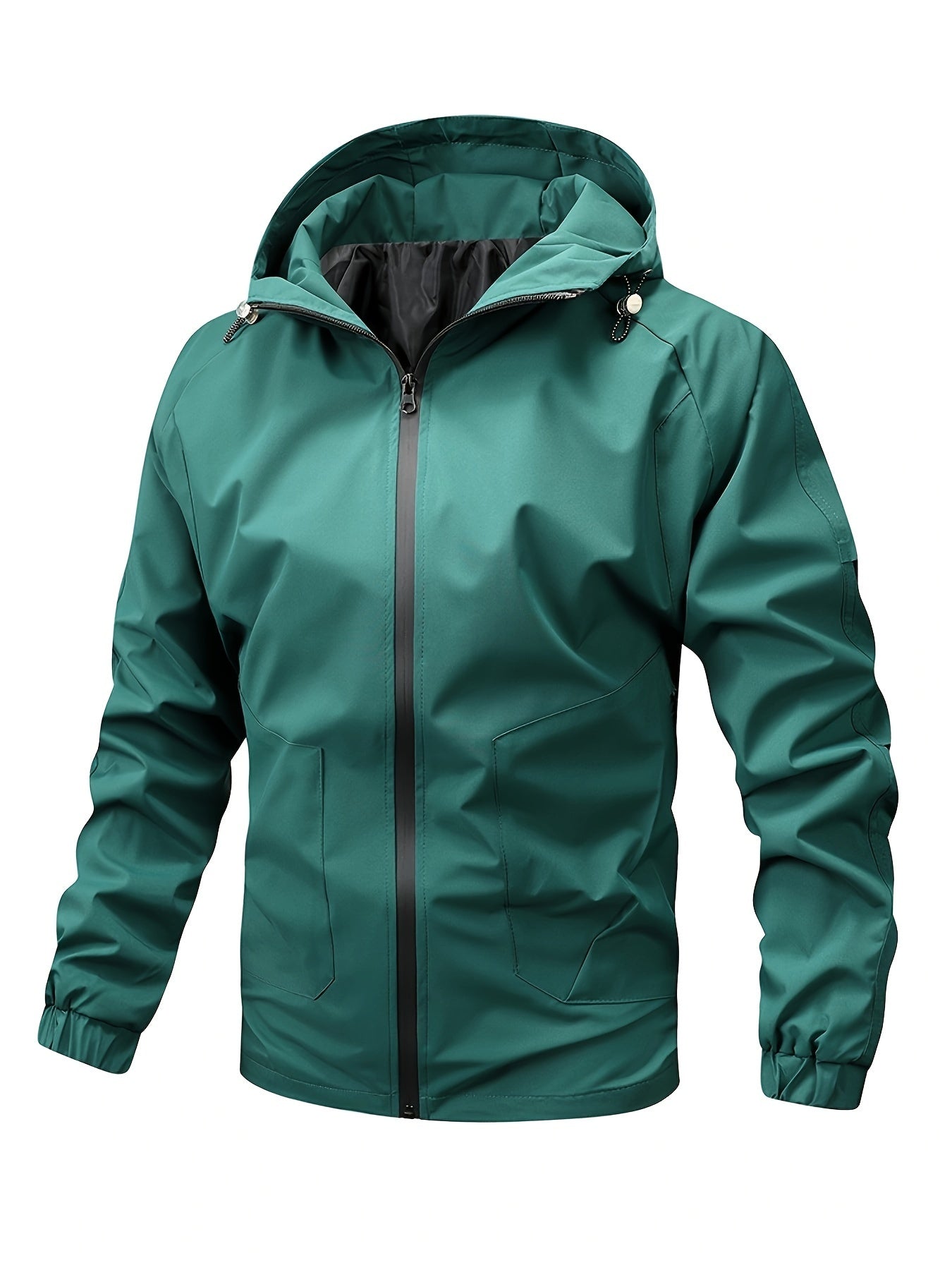 Mænds Jakke med Hætte Alsidig Stil 2