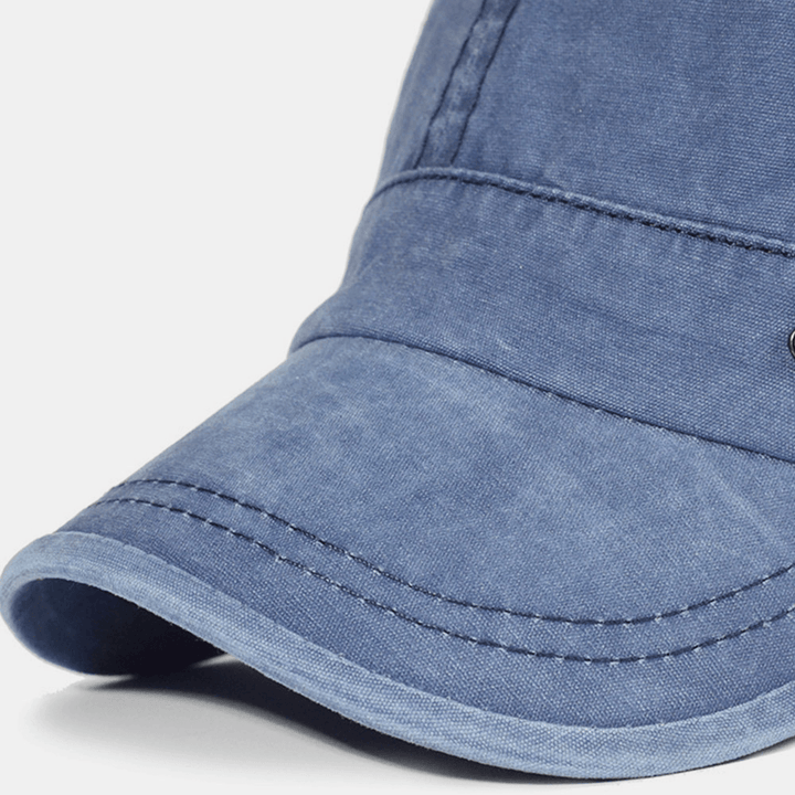 Mænds Justerbar Flad Kasket Militær Stil 7