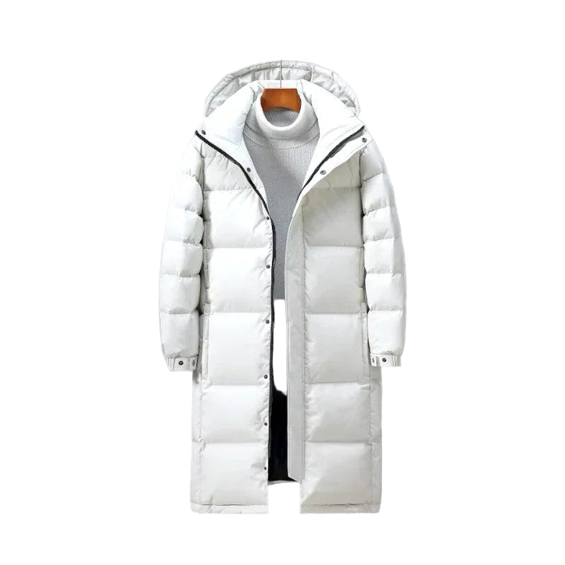 Mænds Lang Puffer Parka Vinterstil 0