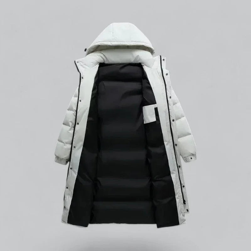 Mænds Lang Puffer Parka Vinterstil 1