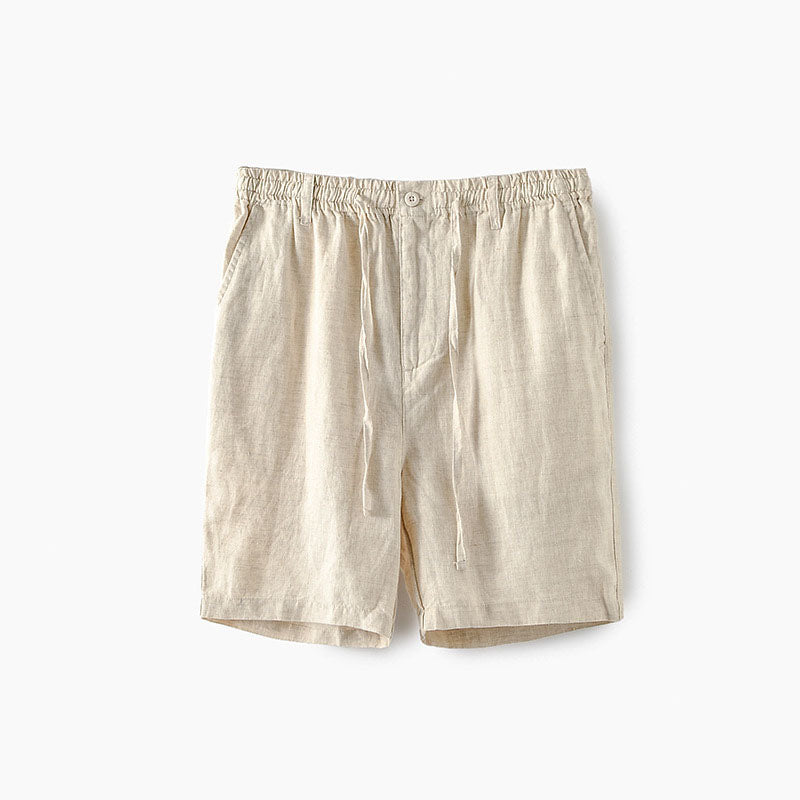 Mænds Linned Shorts Casual 5