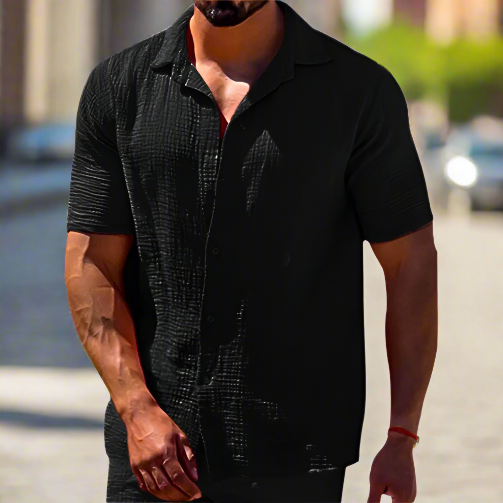 Mænds Linnedskjorte Moderne Stil 2