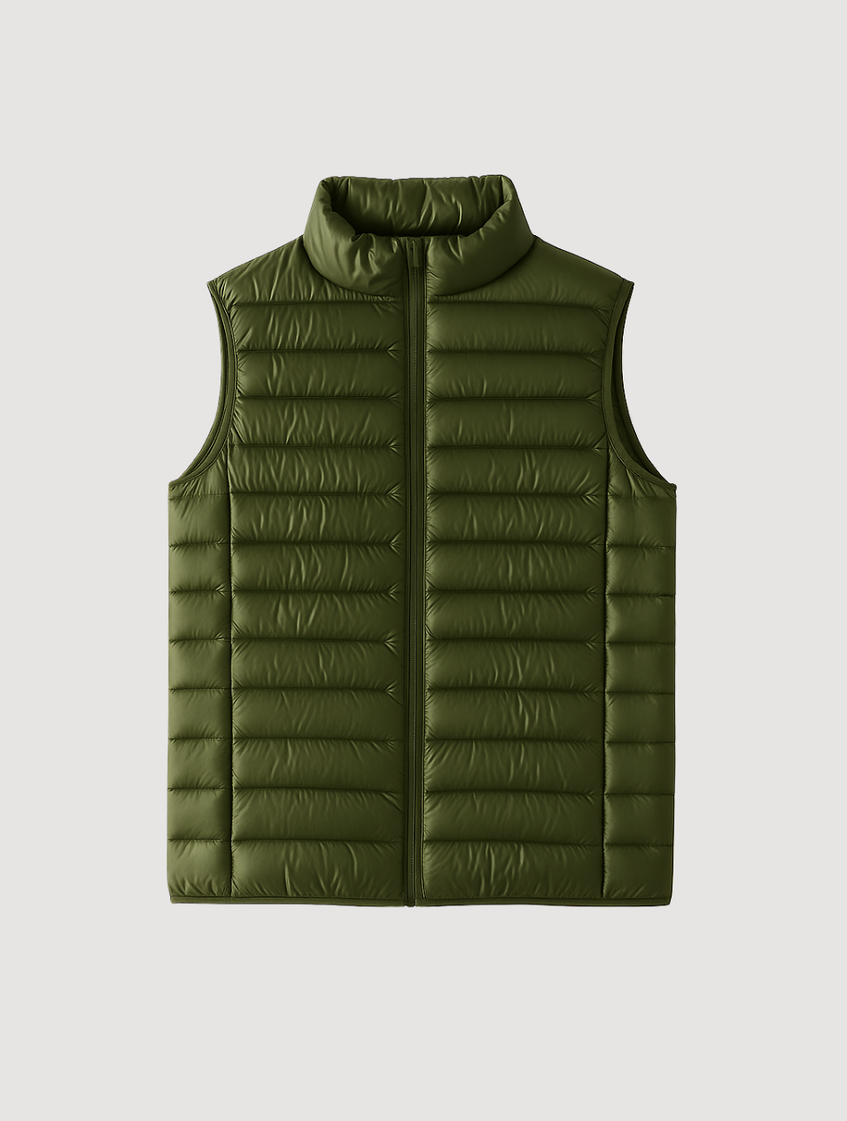 Mænds Quiltet Bodywarmer Minimalistisk Stil 1
