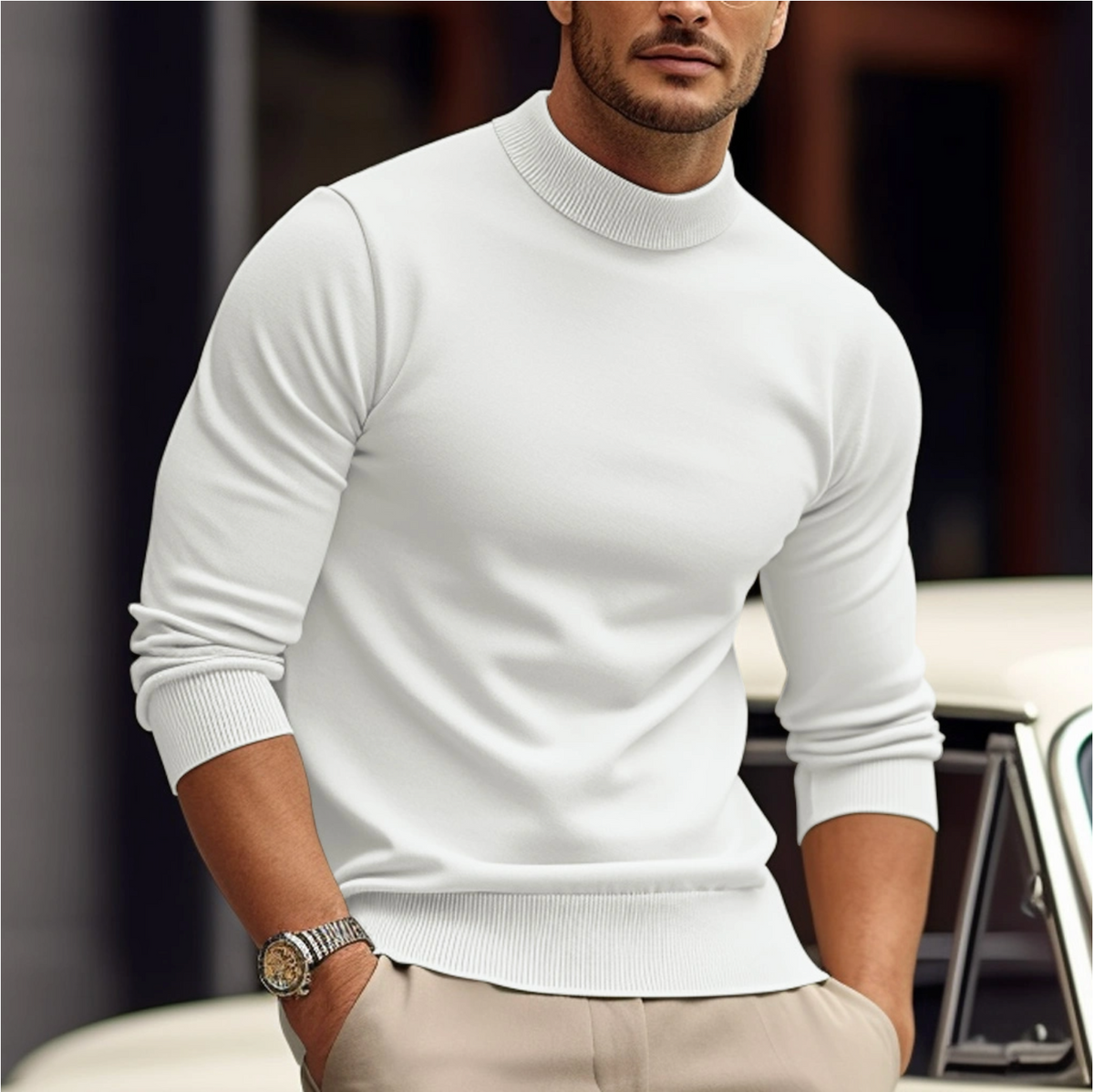 Mænds Skjorte Afslappet Stil 2