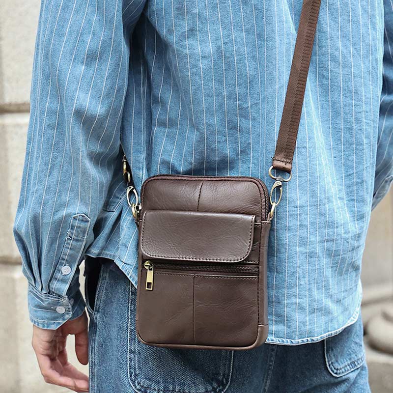 Mænds Skuldertaske i Tidløst Design 10