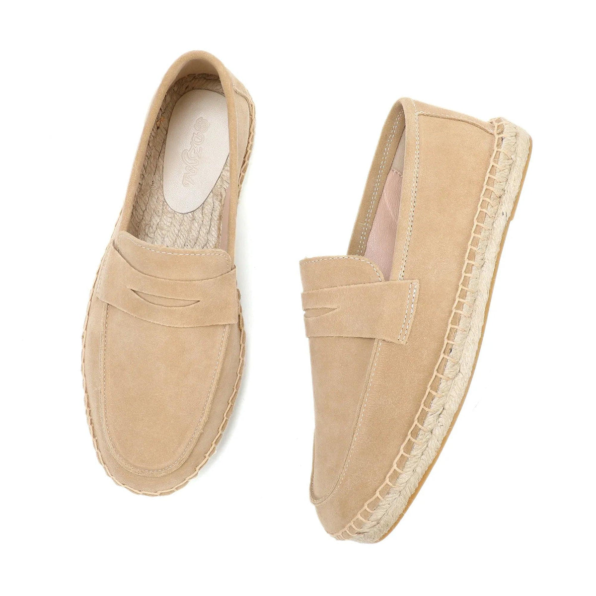 Mænds Slip-On Loafers Espadrille Stil 6