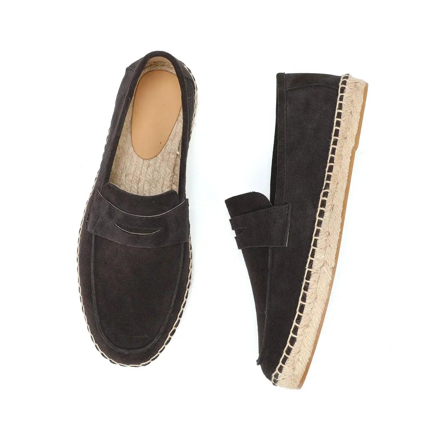 Mænds Slip-On Loafers Espadrille Stil 8
