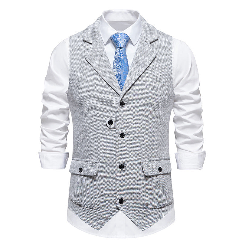 Mænds Smart Casual Office Vest 1