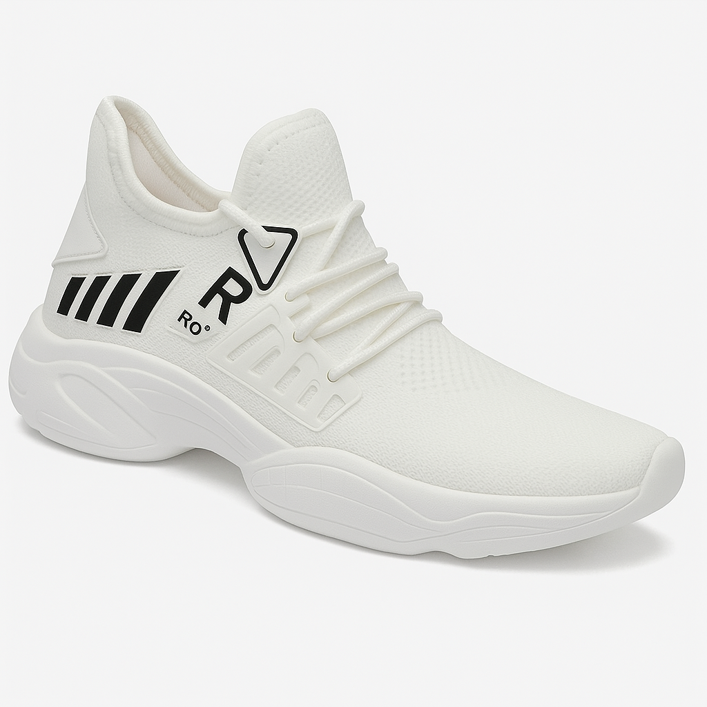 Mænds Sneakers med Skjult Hælhøjde Minimalistisk Design 0