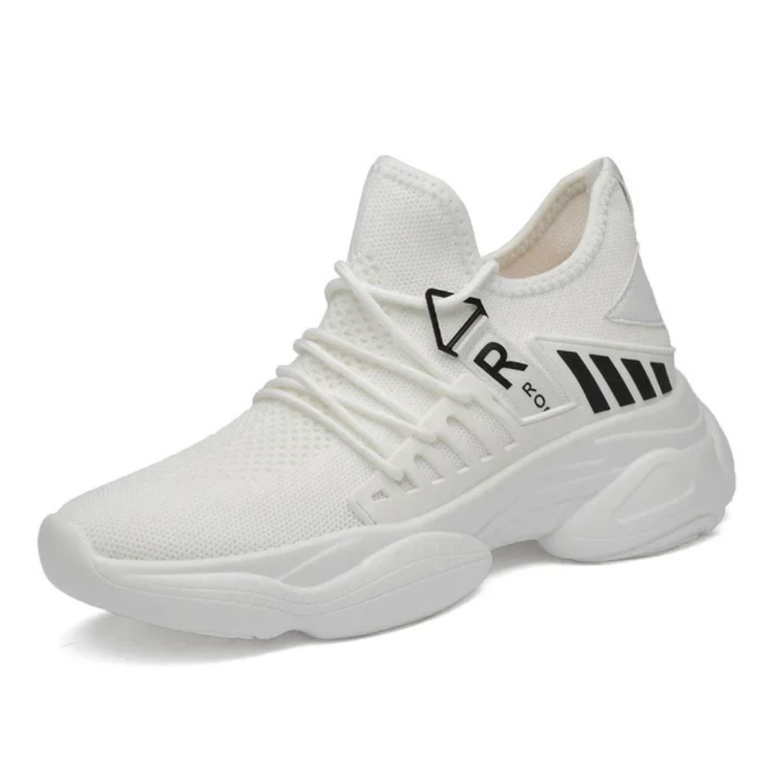 Mænds Sneakers med Skjult Hælhøjde Minimalistisk Design 1