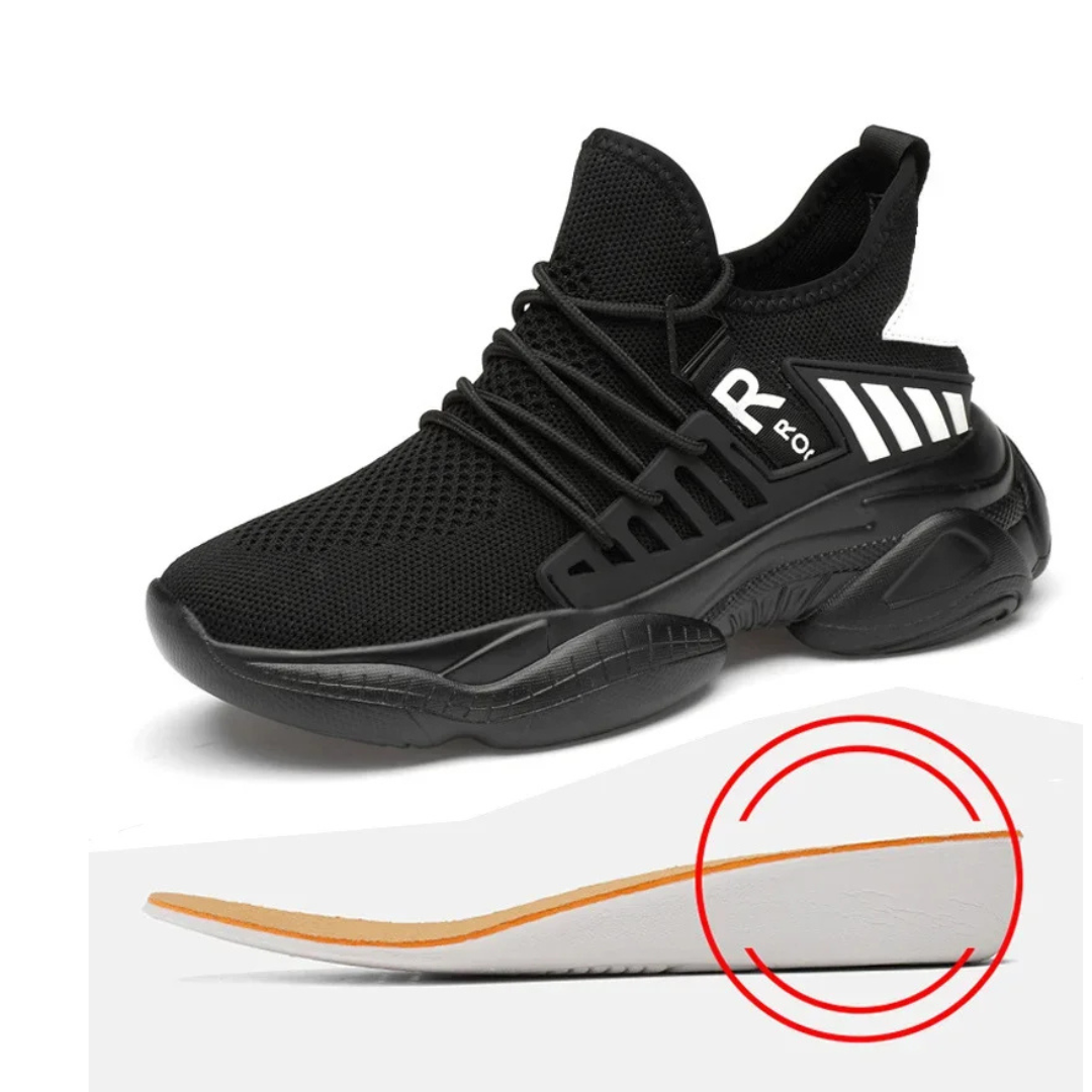 Mænds Sneakers med Skjult Hælhøjde Minimalistisk Design 4