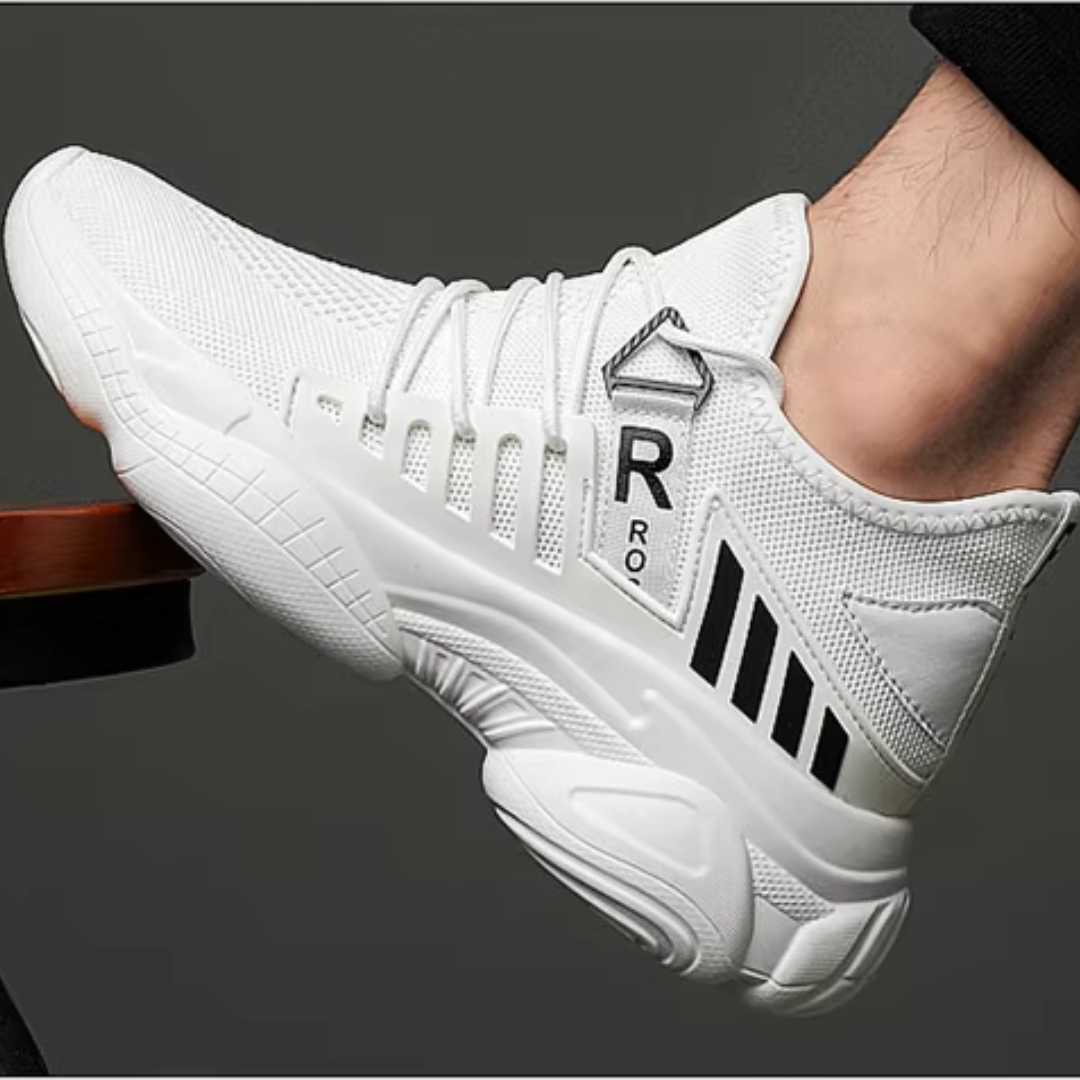 Mænds Sneakers med Skjult Hælhøjde Minimalistisk Design 9