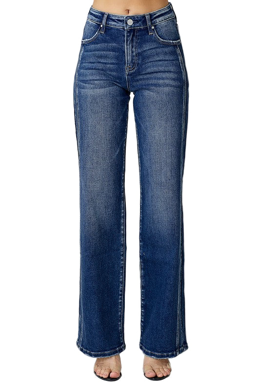 Mænds Straight Jeans Mid Rise Denim 0