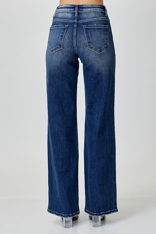 Mænds Straight Jeans Mid Rise Denim 3