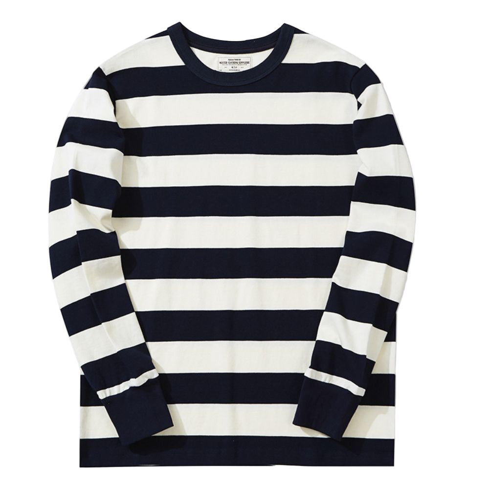 Mænds Sweater med Striber Casual Stil 0