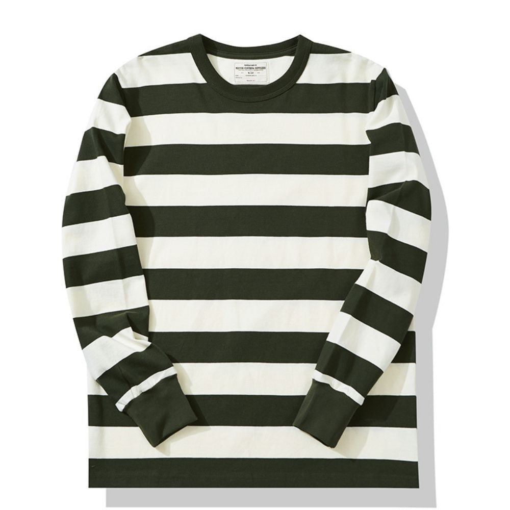 Mænds Sweater med Striber Casual Stil 4