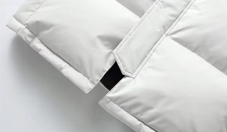 Mænds Vinterfrakke Lang Puffer Parka Med Slank Silhuet 3