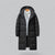 Mænds Vinterfrakke Lang Puffer Parka Med Slank Silhuet 4