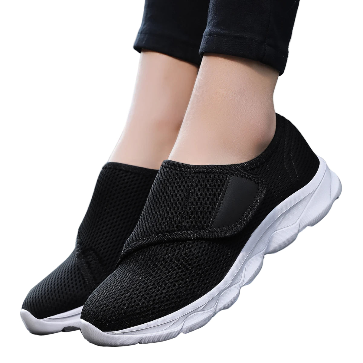 Mænds og Kvinders Casual Sko Blødt Stof Designet til Bredde Fødder 0