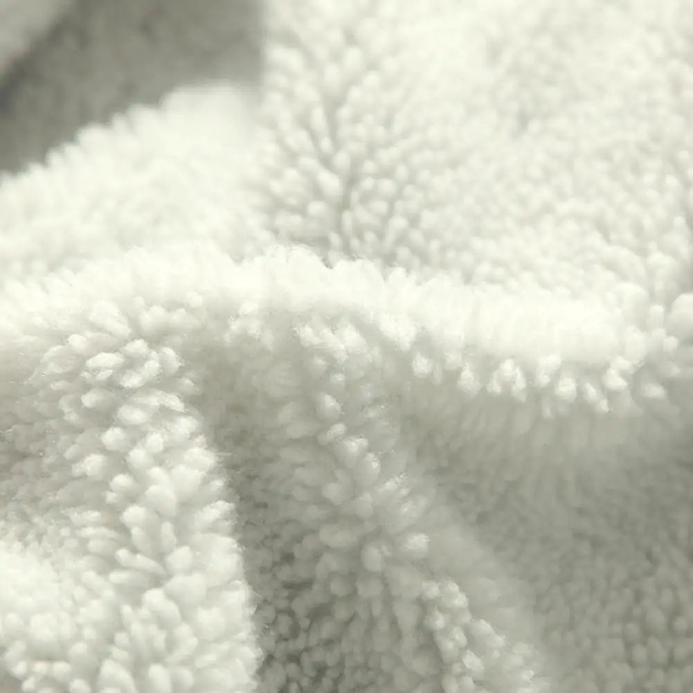 Herre Frakke Denimfleece Klassisk Varm Jakke