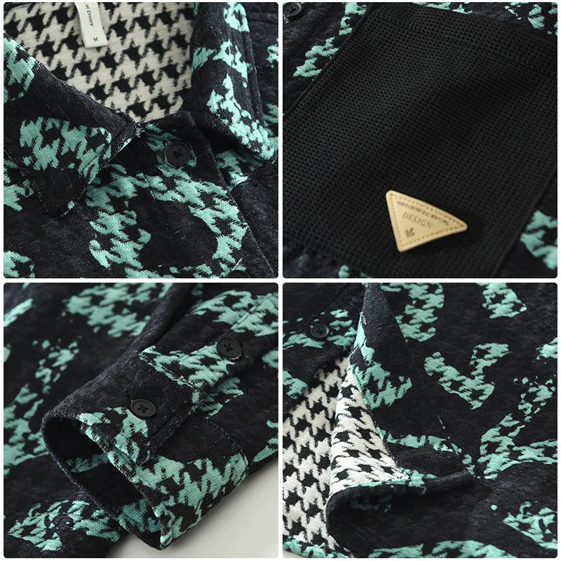 Herre Skjorter Dristig Design  Langærmet