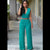 Kvinders Jumpsuit Trendy Åndbar Polyester-2