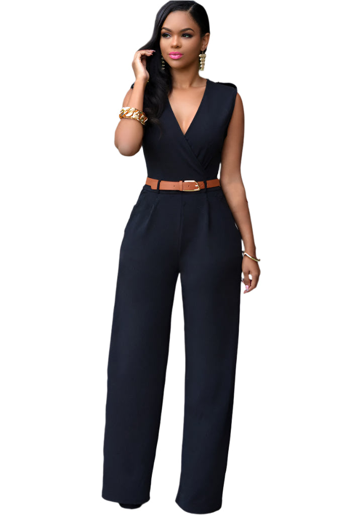 Kvinders Jumpsuit Trendy Åndbar Polyester-3