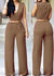 Kvinders Jumpsuit Trendy Åndbar Polyester-1