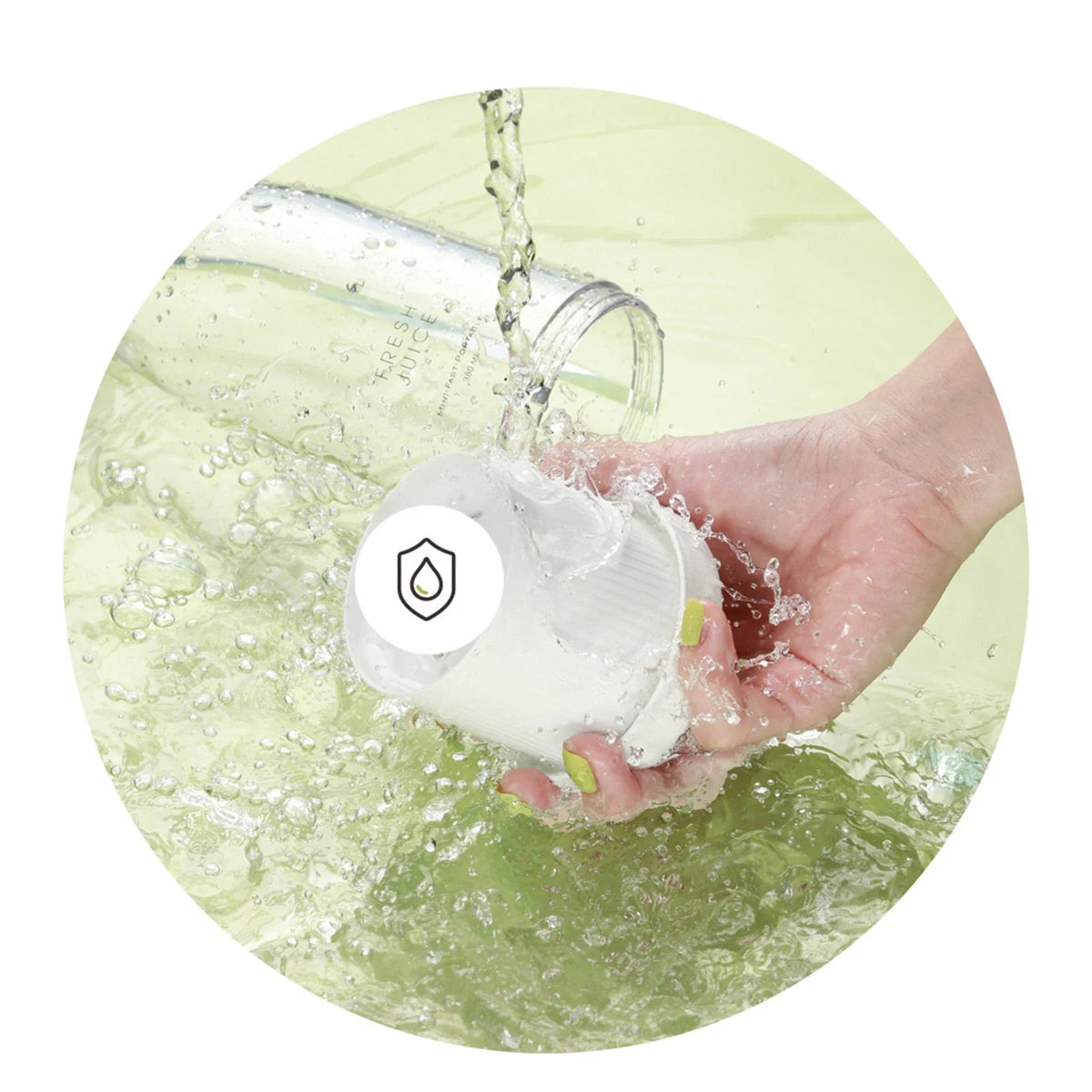 Multifunktionel saftpresser flaske