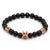 Onyx sten armbånd