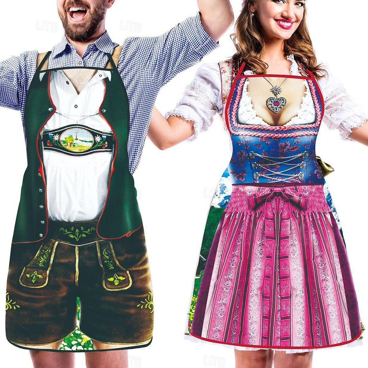 Parrets Oktoberfest Schürzen Dirndl Lederhosen Materiale 7