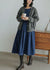 Plus Size Corduroy Kjole med Lommer og Knapper 2