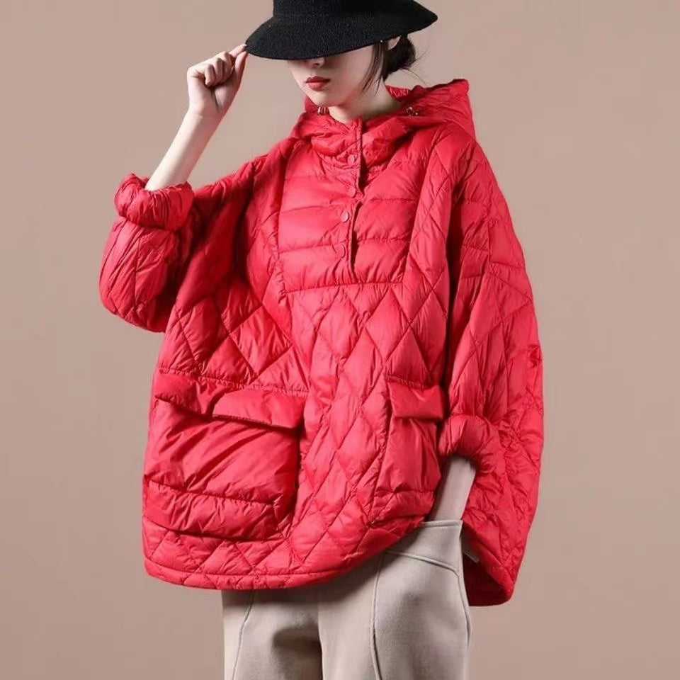 Plus Size Hooded Puffer Jacket for Women 9