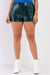 Plus Size Mini Shorts Høj Talje Pailletter Polyester 3