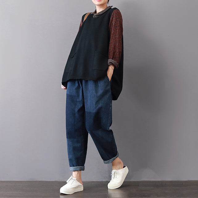 Plus Size Sweater med Store Lommer til Kvinder 3