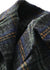 Plus Size Vinterfrakke med Peter Pan Krave i Ternet Design 4