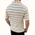 Poloshirt Til Mænd Med Afslappet Krave Og Luftige Striber 4