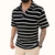 Poloshirt Til Mænd Med Afslappet Krave Og Luftige Striber 5