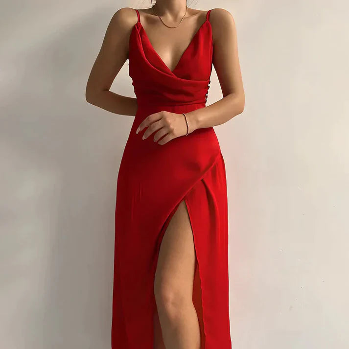 Kvinders Kjole Elegant Flatterende 100% Polyester-2