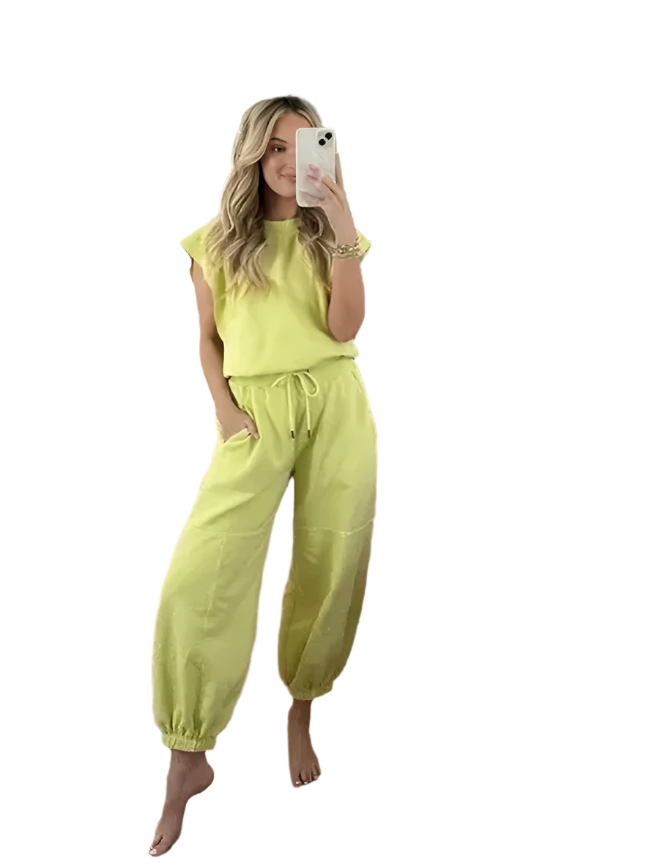 Kvinders Jumpsuit Casual Flatterende Talje Polyester-1
