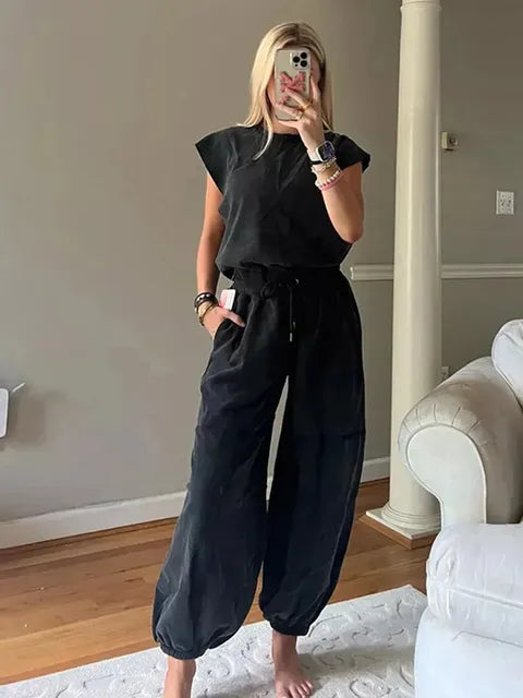 Variant image for Kvinders Jumpsuit Casual Flatterende Talje Polyester-36