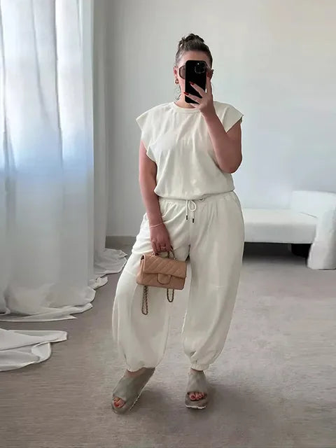 Kvinders Jumpsuit Casual Flatterende Talje Polyester-2