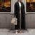 Variant image for Kvinders Lange Fleecejakke Grå Elegant Oversized Polyester-5