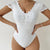 Kvinders Bodystocking Figurformende Bløde Materiale med Blonde Detaljer-4