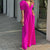 Dame Jumpsuit Elegant Tidløs Blødt Materiale-5
