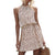 Damer Mini Kjole Halter Design Polyester 1