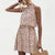 Damer Mini Kjole Halter Design Polyester 2