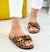 Dame Sandaler Komfortabelt Design Åndbart Stof-2