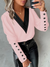 Variant image for Kvinders Casual Bluse V-hals 100% Bomuld-25